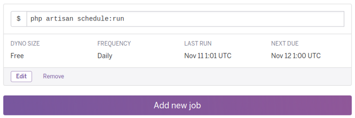 Heroku Scheduler