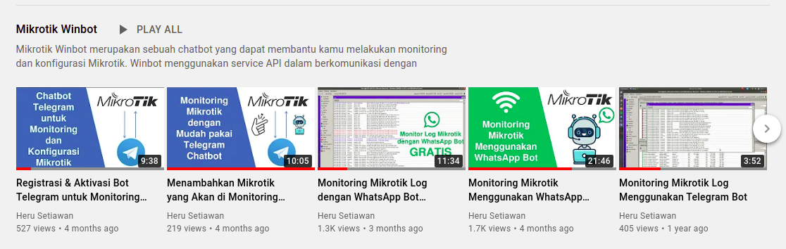 Mikrotik Winbot Playlist